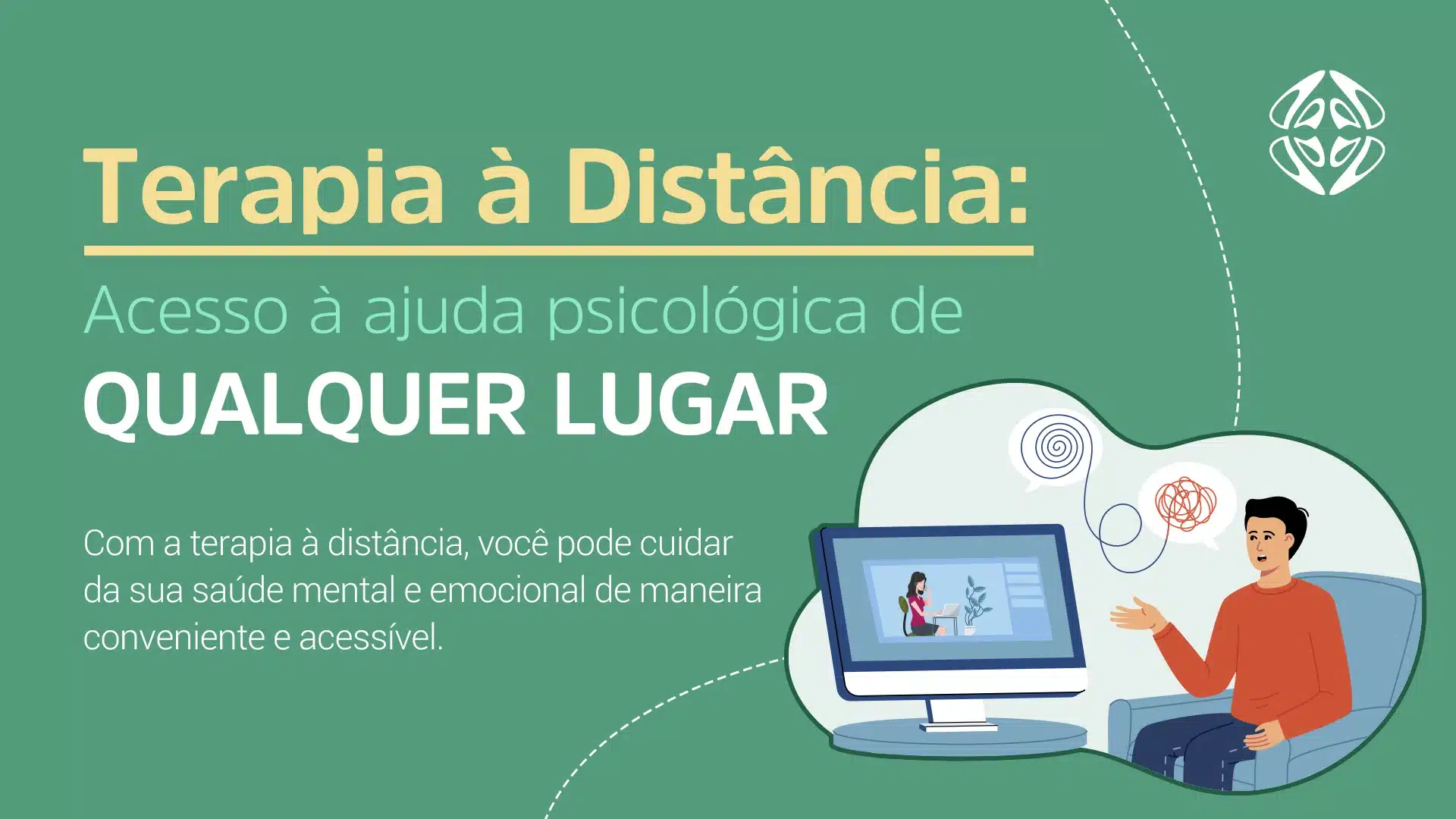 Terapia à distância acesso à ajuda psicológica de qualquer lugar